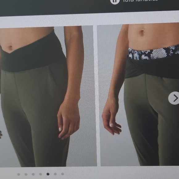 Lululemon 2 Sunset Salutation Crop Fatigue green - Picture 5 of 14